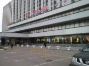 Мощение брусчаткой корпуса Альфа- гостиничного комплекса Измайлово, г. Москва